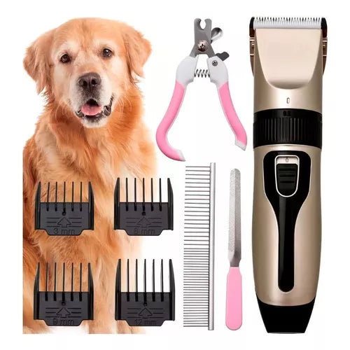 KIT CORTADORA DE PELO PARA MASCOTA + GRATIS UN ACEITE PARA LIMPIAR