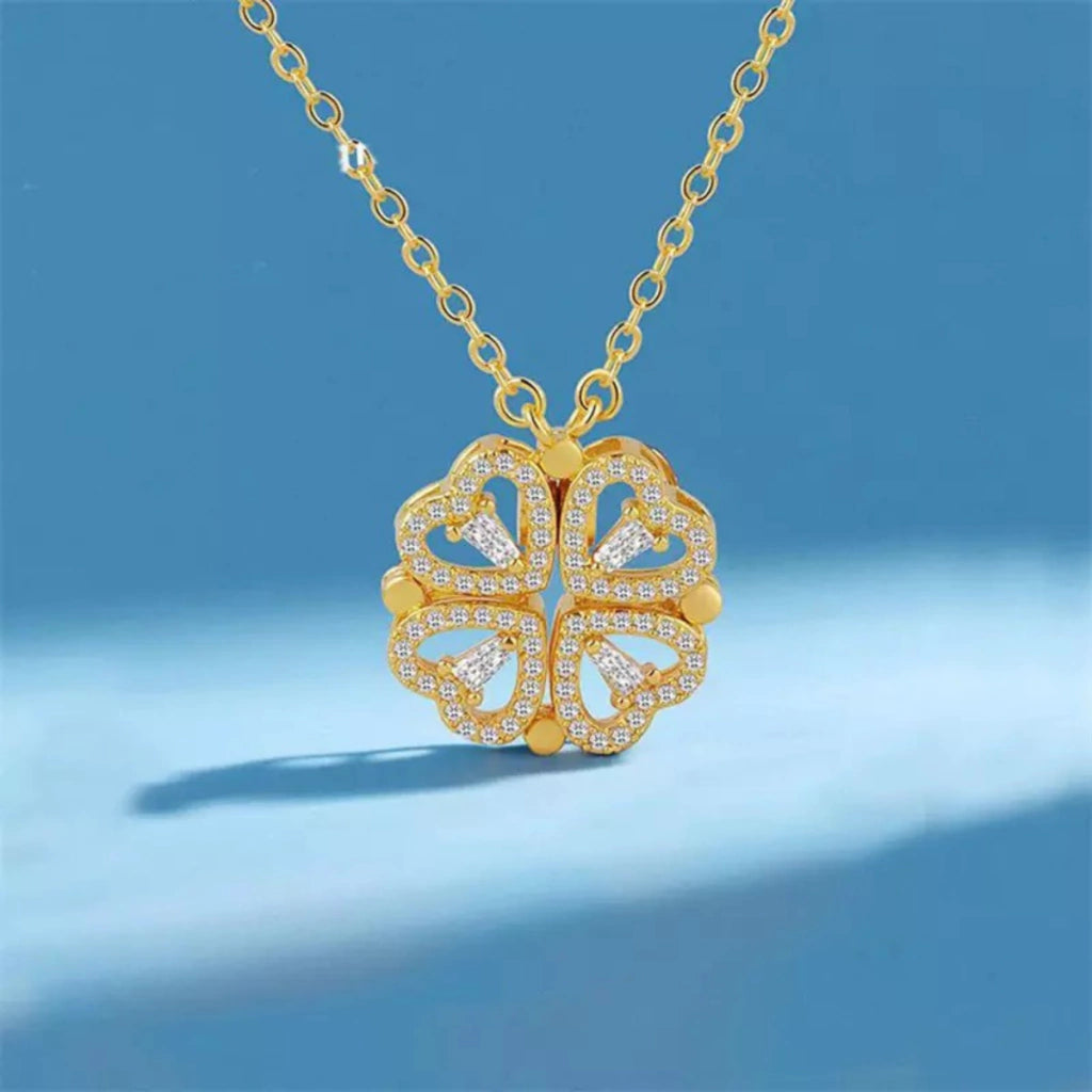 Collar Trébol de Corazones