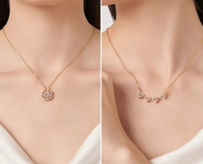Collar Trébol de Corazones