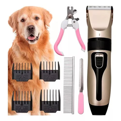 KIT CORTADORA DE PELO PARA MASCOTA + GRATIS UN ACEITE PARA LIMPIAR
