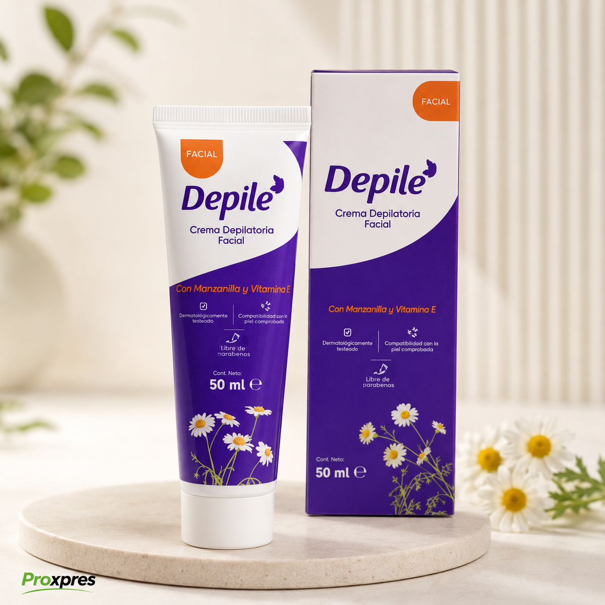 Crema Depiladora Facial Depile™