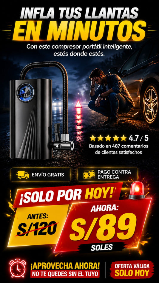 Inflador Inteligente Portátil