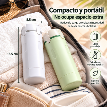 Dispensador portátil de aseo aseo 4 en 1