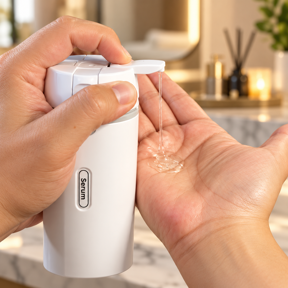 Dispensador portátil de aseo aseo 4 en 1