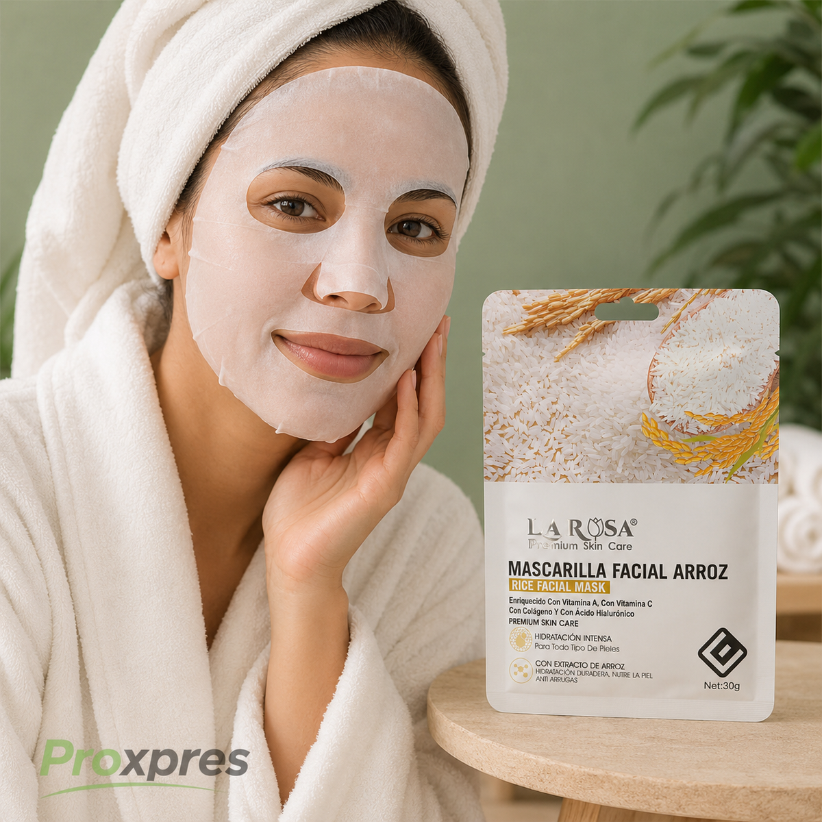 Mascarilla Facial de Arroz RiceGlow™